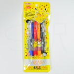 Zebra Sarasa Clip X Pokemon 4-Piece Set - Pocket Monsters A Zebra Sarasa Clip X Pokemon 4-Piece Set - Pocket Monsters A